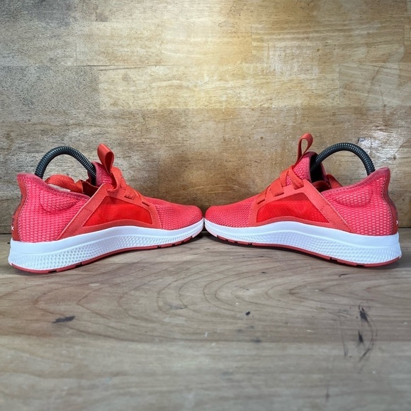 Adidas Edge Lux Bounce Womens Size 7.5 Training Shoes Sneakers Bright Orange - Picture 5 of 8
